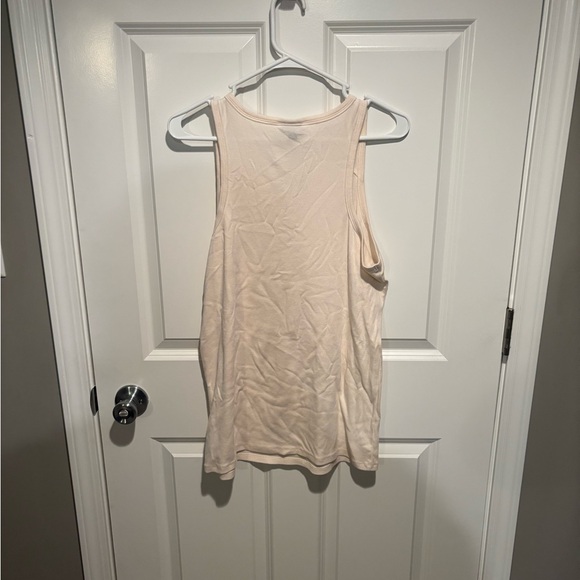 Torrid: Cotton Modal Rib Notch Neck Crochet Inset Tank - Picture 5 of 6